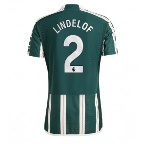 Manchester United Victor Lindelof #2 Replika Udebanetrøje 2023-24 Kortærmet